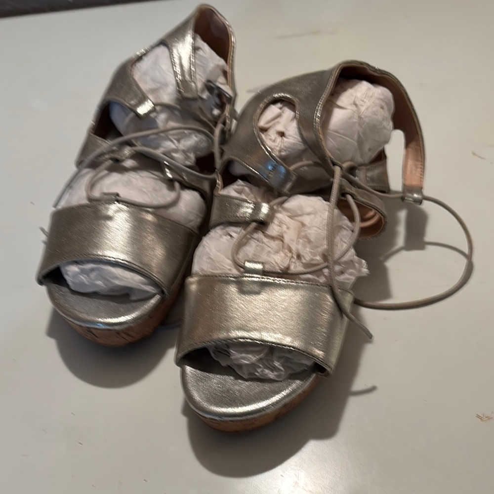 Kids Silver Sandals - Picture 2 of 3